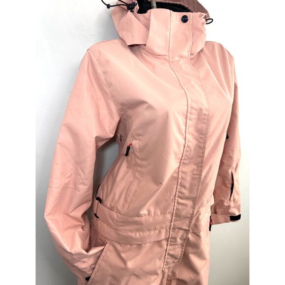 Winter Ski Snowsuit Waterproof  Windproof Outdoor Pink Suit Women Size Small - Picture 7 of 12
